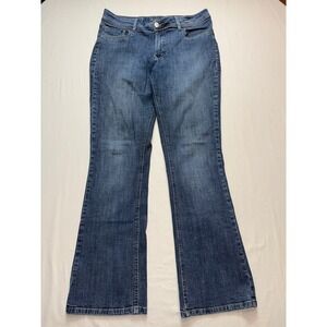 Riders by Lee Womens Mid Rise Bootcut Jeans Medium Wash Blue Denim Size 14M